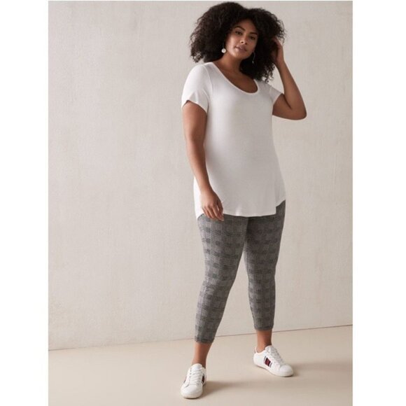 Addition Elle Plaid Leggings Size 30/32 NWT Brand New Academia - Picture 1 of 10